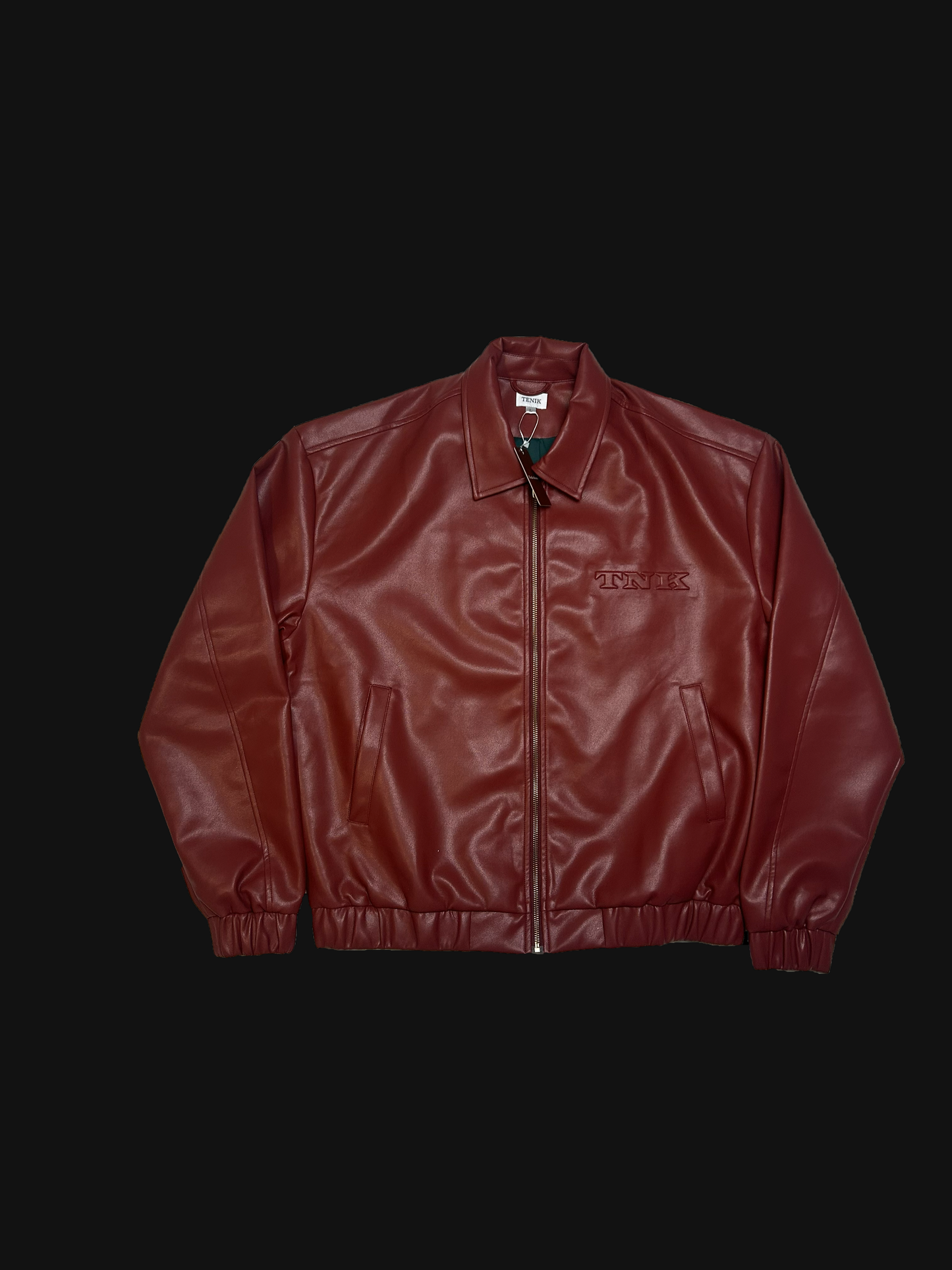 TNK Bordeaux Leather Blouson